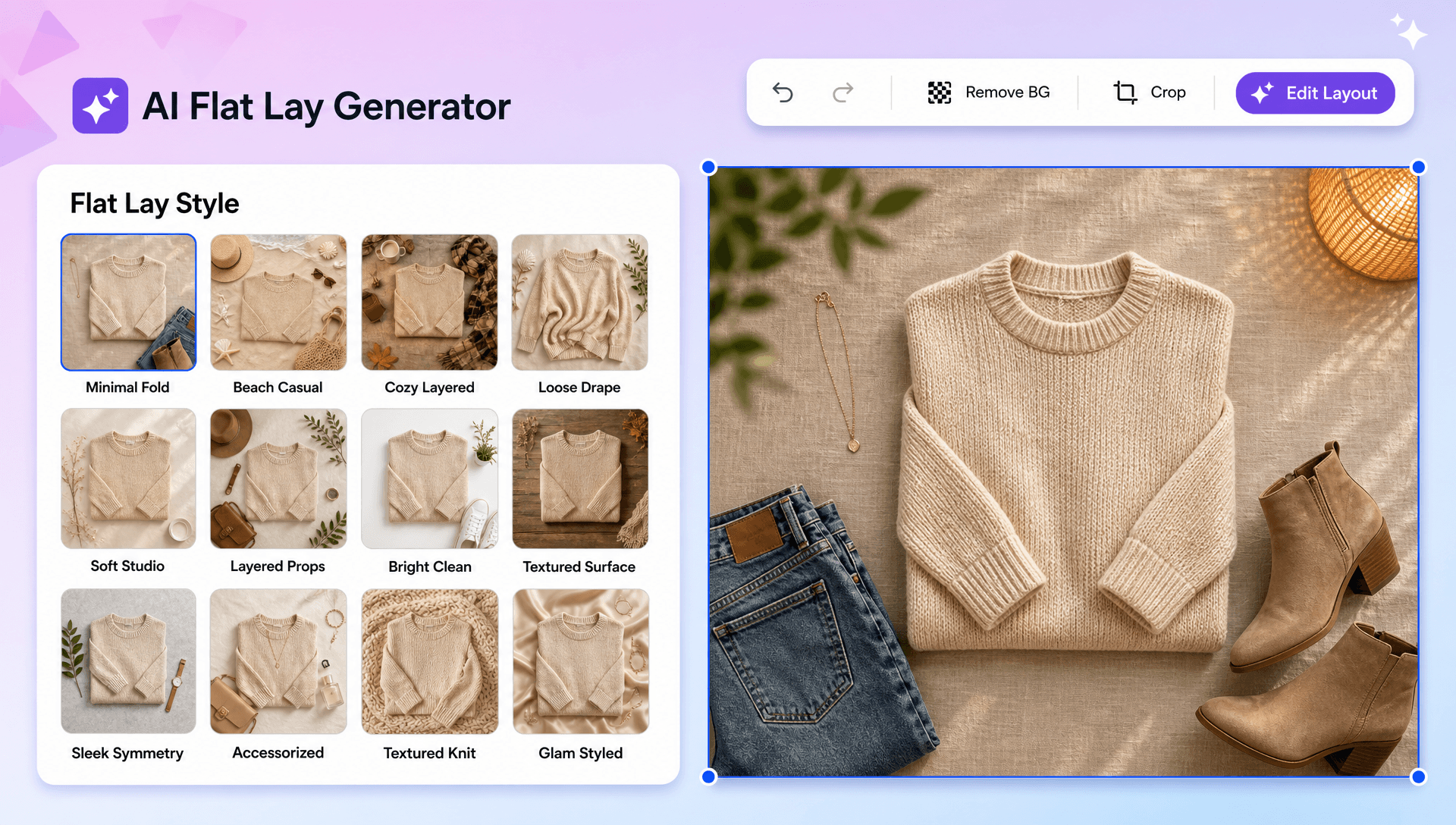 Free AI Flat Lay Generator, Create Flat Lay Designs Online Free AI Flat Lay Generator, Create Flat Lay Designs Online
